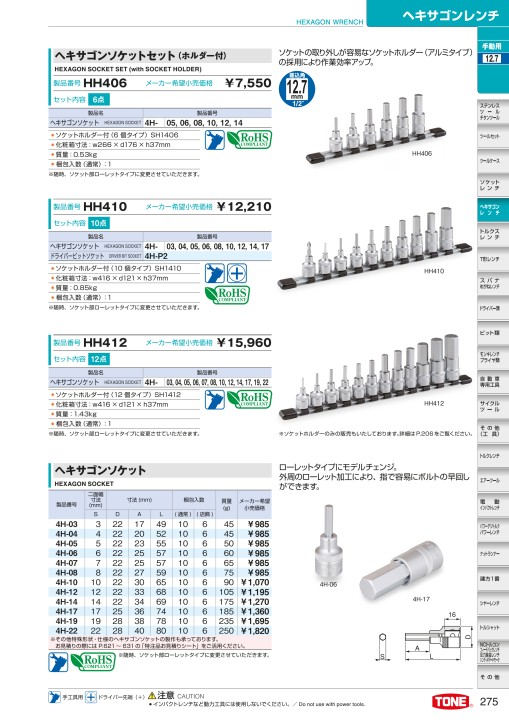 TOOL CATALOG No2108