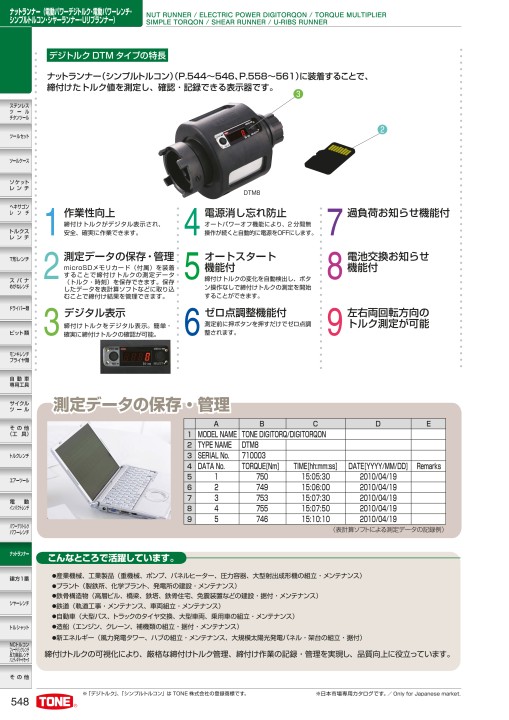 TOOL CATALOG No2108